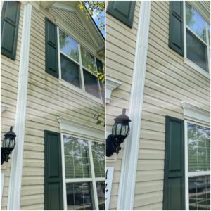 Cleaning vinyl siding by Oddly Satisfying Pressure Washing