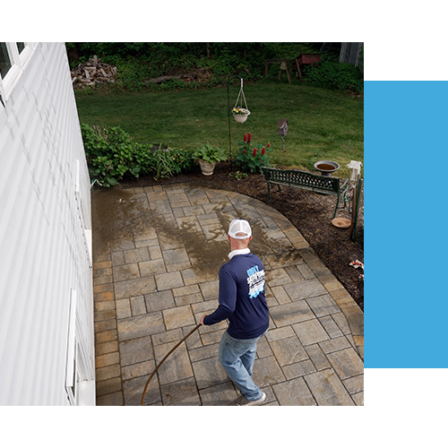 Oddly Satisfying patio cleaning