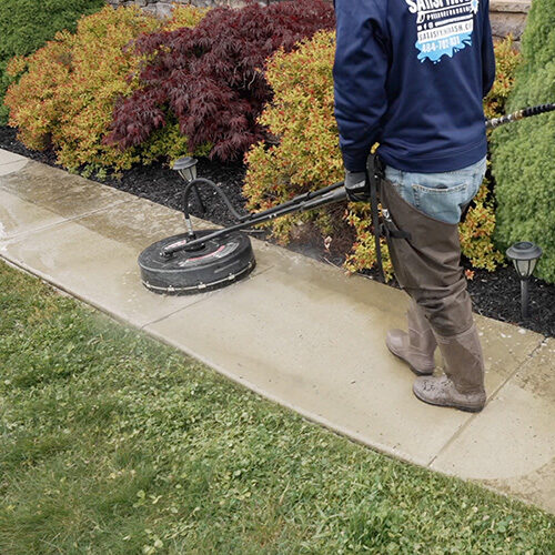 Oddly Satisfying concrete cleaning services